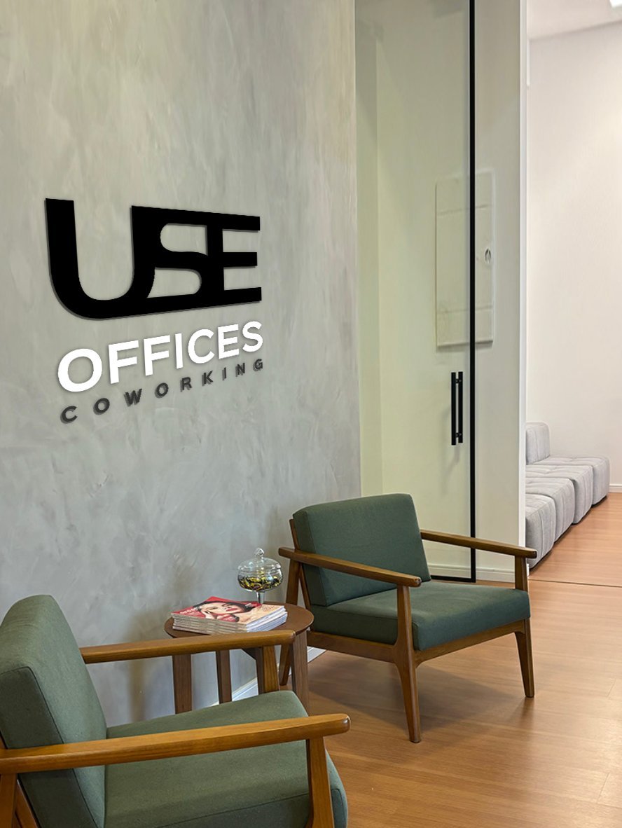 Recepção da Use offices Coworking