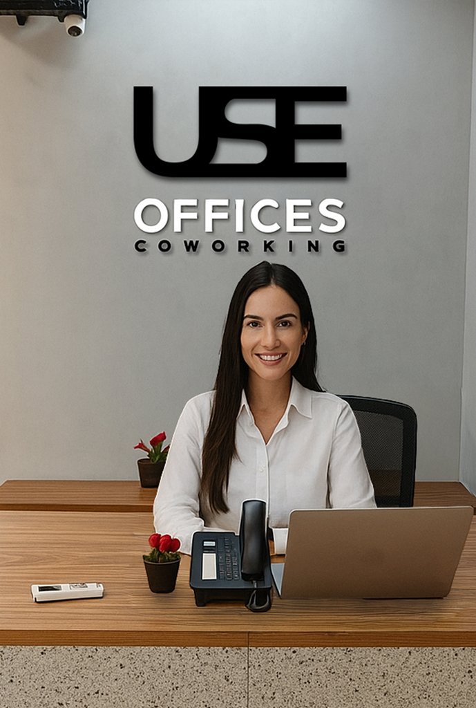 Recepção do coworking